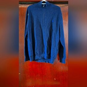 Polo by Ralph Lauren Blue Zip Up Sweater
